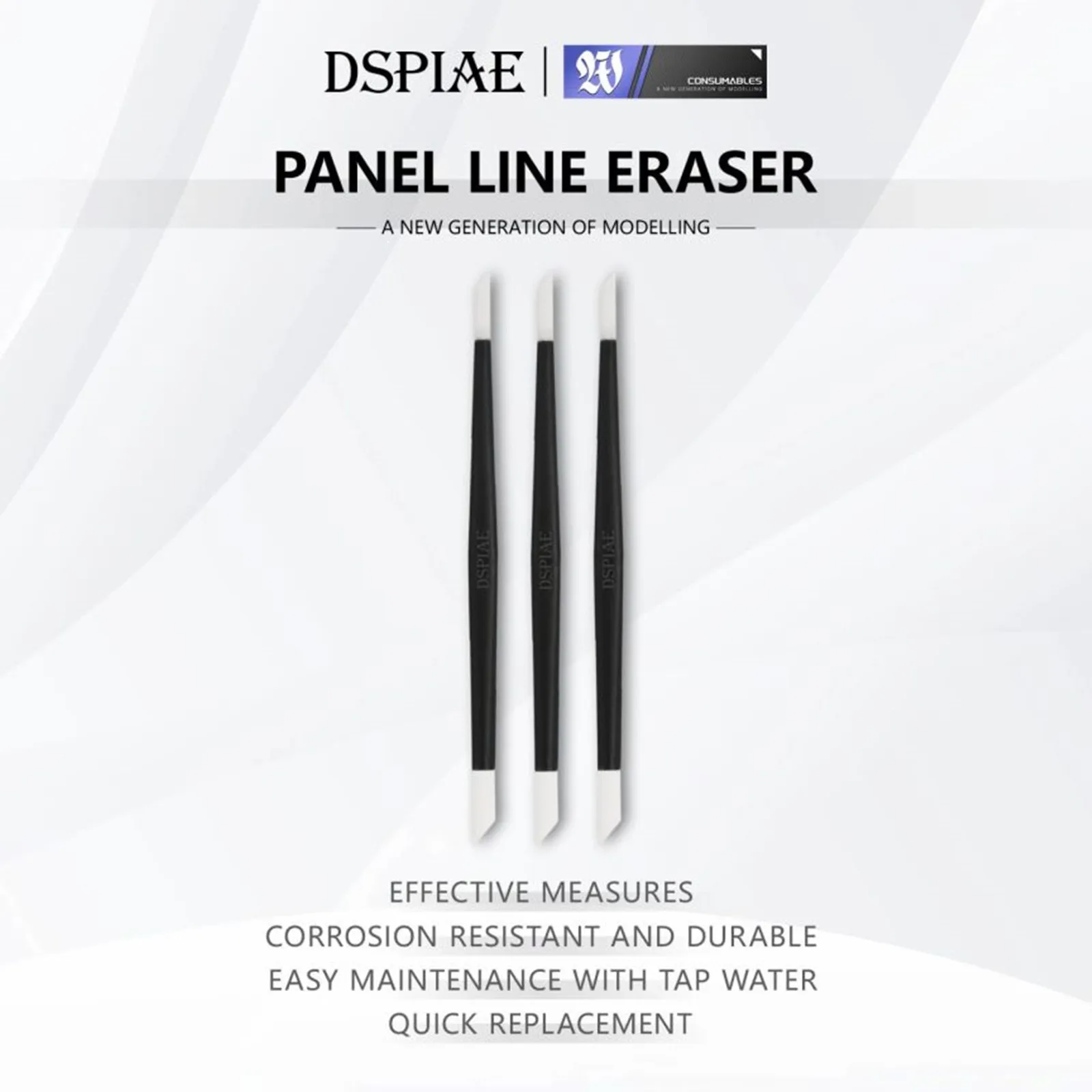 dspiae pt wp painel linha borracha para gundam modelo limpeza 01