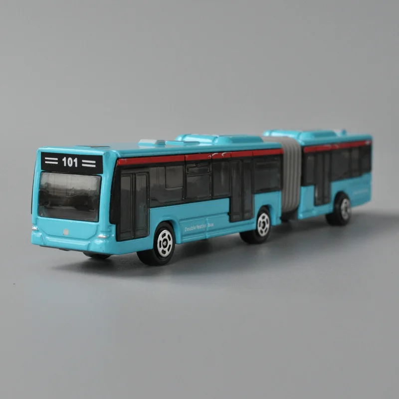 1:120 Scale Diecast Metal Model Toy Articulated Hinged City Bus Free Wheeling Miniature Replica