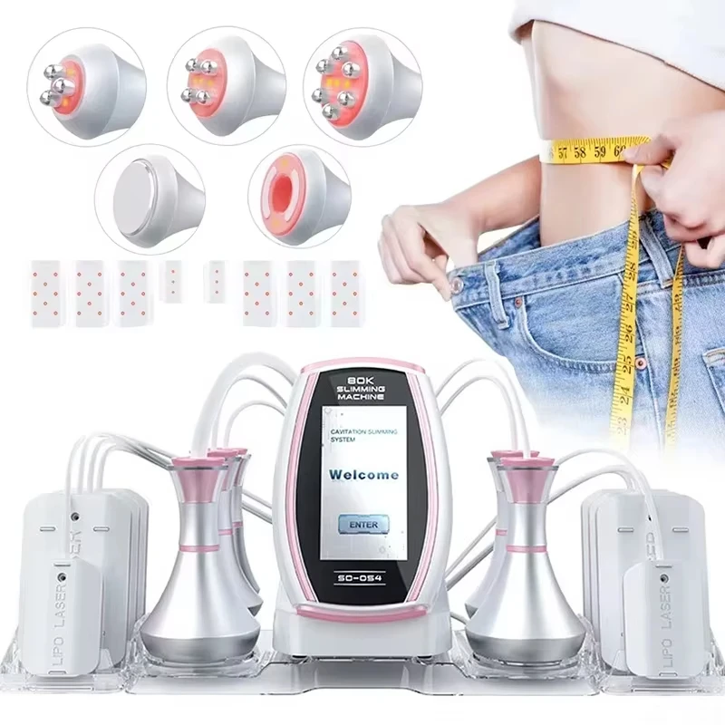 80K 6 In 1 Cavitation Ultrasonic Body Massagers Slimming Machine Multi-PolarRadio Frequency Anti-Wrinkle Skin Rejuvenation Lift1