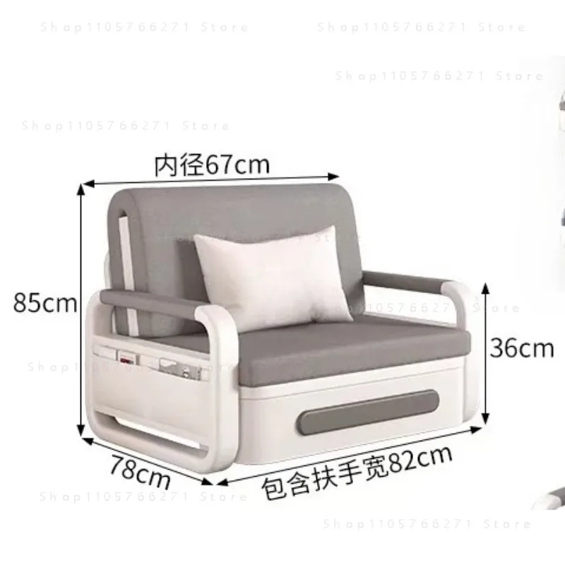 for Multi-Functional Retractable Sofa Bed Modern Simple Single Bed for Home Small Space