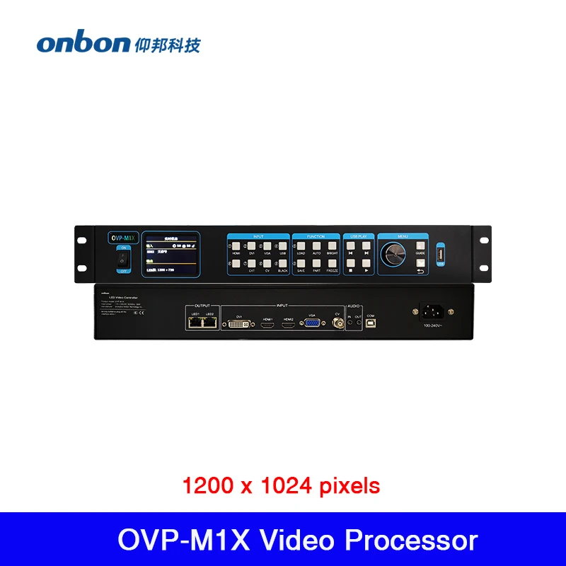 

Onbon OVP-M1X Video Controller / Video Processor / Sending Box for LED Display Screen 1200 x 1024pixels Work With Receiving Card