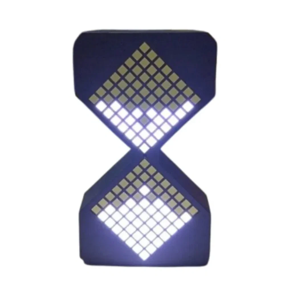 NONE Elektronische LED-Sanduhr im Cyber-Stil, 1–30 Min. Timer mit Schwerkrafterkennung, DIY digitale Sanduhr, Technologie, Sinn für Heimdekoration 6