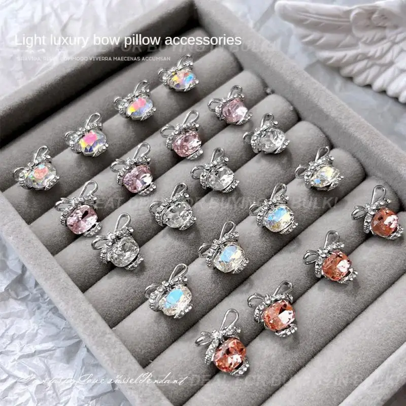 상감 네일 주얼리 활 라이트 럭셔리 네일 액세서리, 실버 상감 합금, 미용 및 건강 합금, 신제품