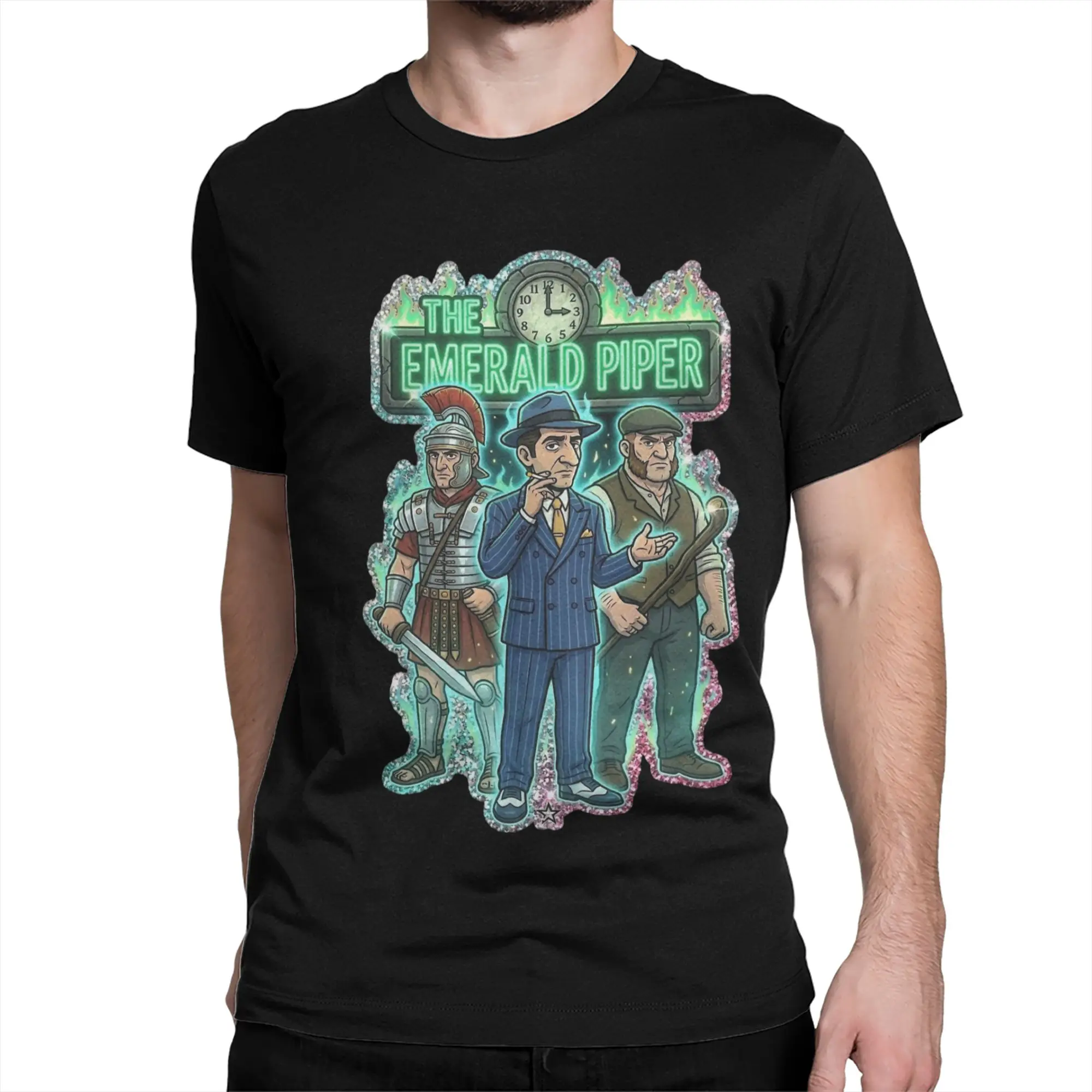 Sopranos Family Cuties  Emerald Piper   SPARKLE  T-Shirts Men 100% Cotton T Shirts  Short Sleeve Tee Shirt Plus Size Clothes