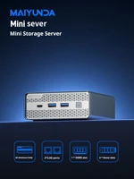 MAIYUNDA M1S Intel N150 Mini PC NAS Server DDR5 4800 4×M.2 NVMe Dual Intel i226-V 2.5GbE Mini PC Home Server No WiFi No BT 2
