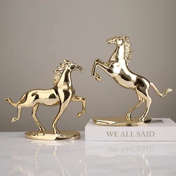 Light luxury horse to success creative horse ornaments desktop crafts office wine cabinet decorative ornaments home furnishings