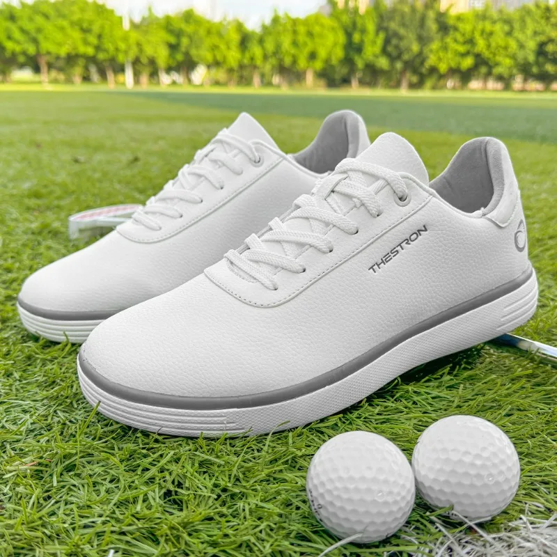 2024 New Golf Shoes for Men Plus Size 48 Gym Sneakers Mens Luxury Brand Golf Training Male Black Leather Golf Sneakers Man