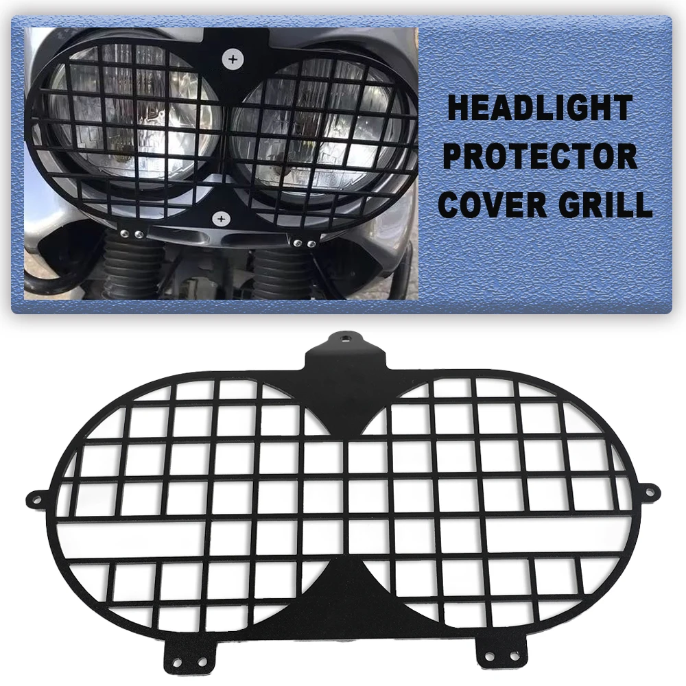 

Motorcycle Headlight Head light Grill Guard Cover Protector For Honda XRV750 Africa Twin 1997-1998-1999-2000-2001-2002 XRV 750