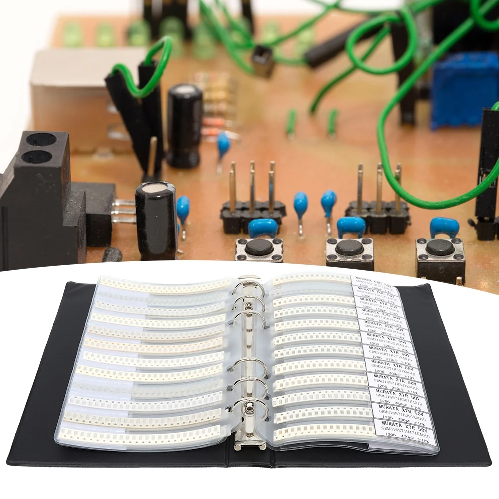1206-series-80-value-capacitors-assortment-kit-electron-components-sample-book-black-80-value-sample-book-capacitors-sample-book