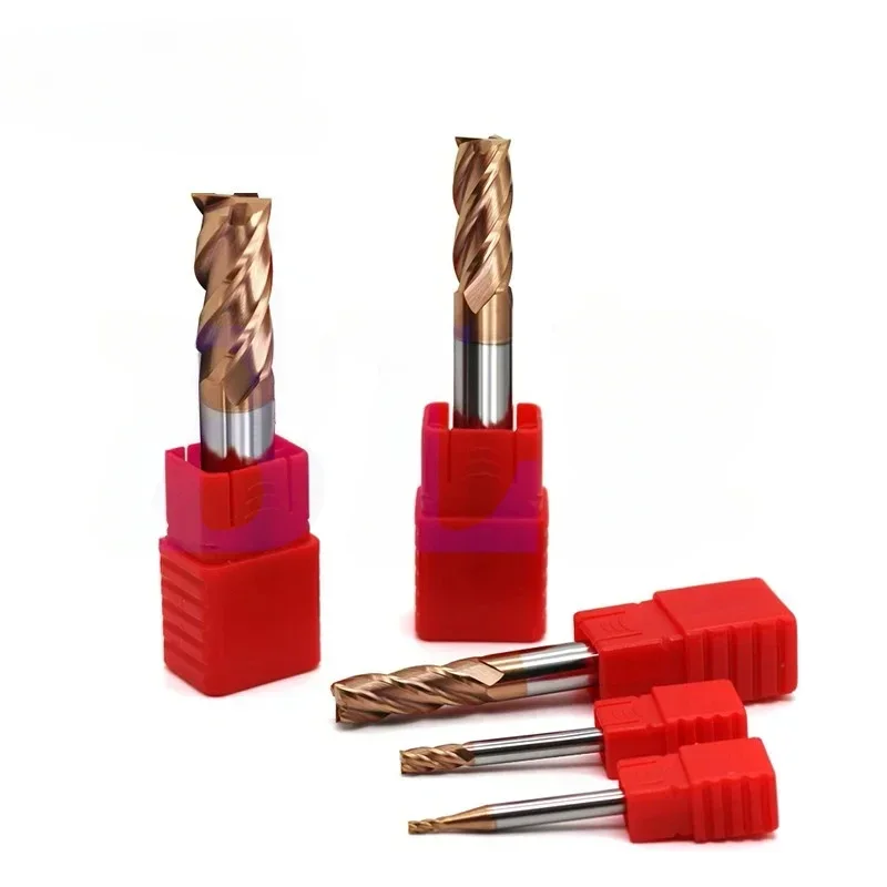 

Milling Cutter Alloy Coating Tungsten Steel Tool Cnc Maching Hrc55 4 Flute Endmill Top Milling Cutter Kit Milling Machine Tools
