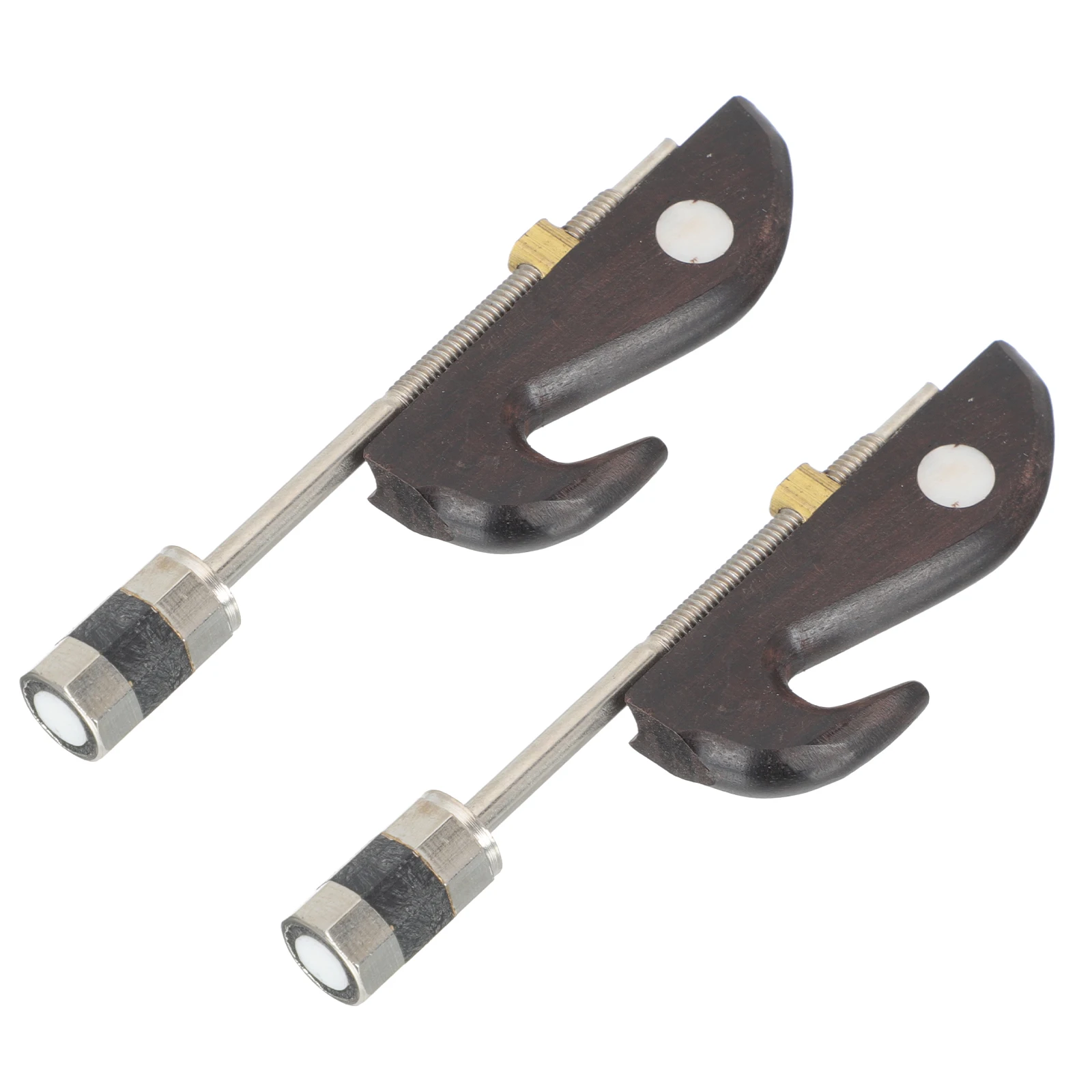 

2 Pcs Bow Accessories Wooden Iron Wooden Erhu Bow Replacement Musical Instrument Beginner Supplies Portable Storage
