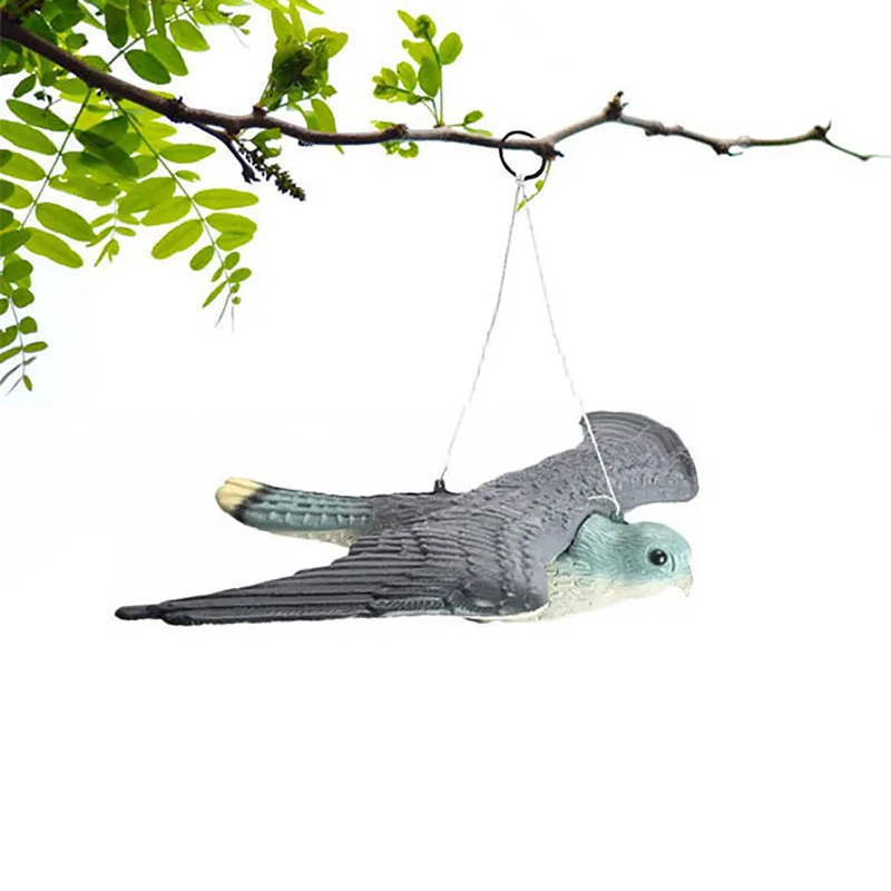 Nuevo Espantapájaros de Plástico para Exteriores, Diseño de Halcón o Cuervo, para Ahuyentar Aves y Ahuyentar Depredadores