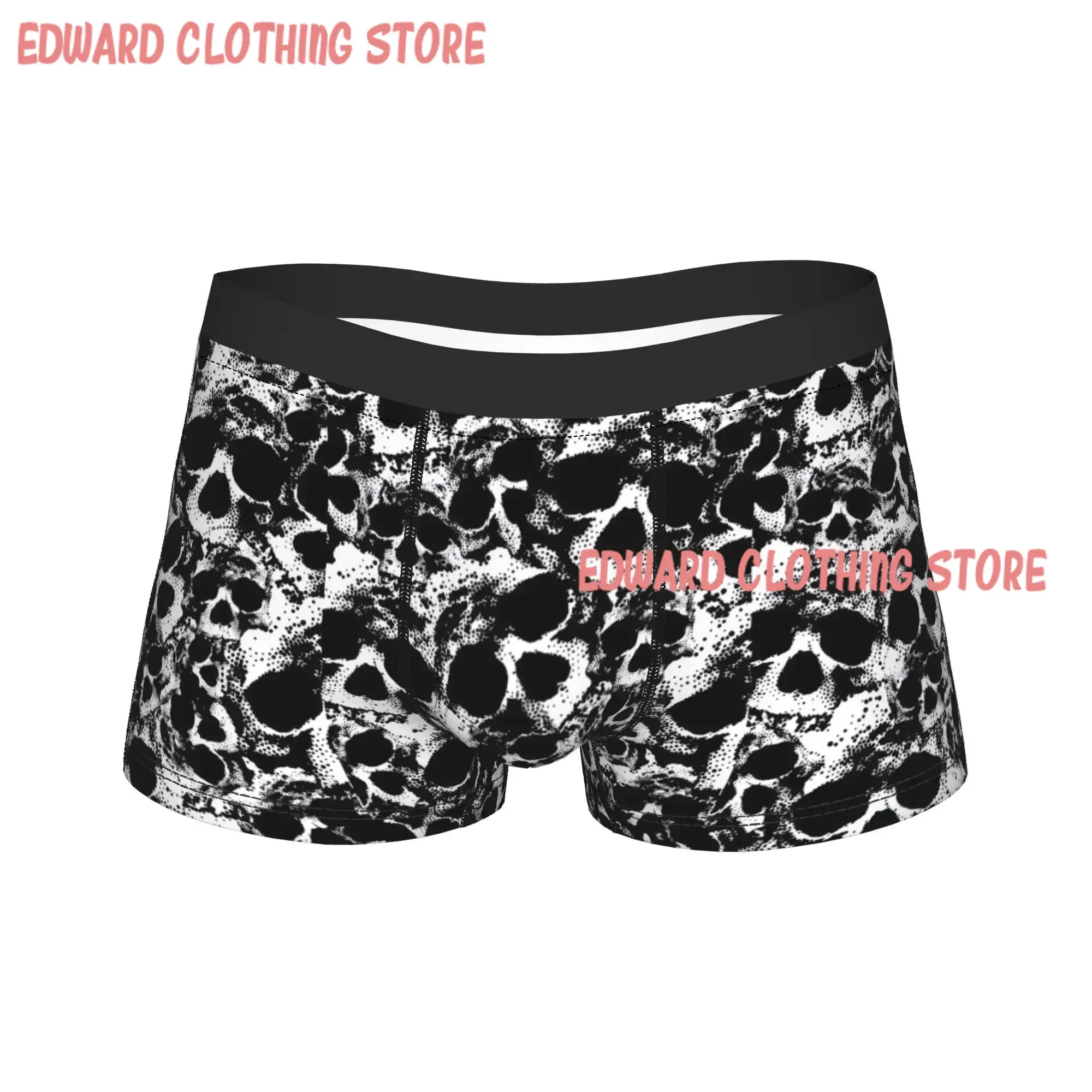Grunge Noise Texture Underwear  Men Shorts Briefs Comfortable Boxershorts High Quality Custom Plus Size Panties