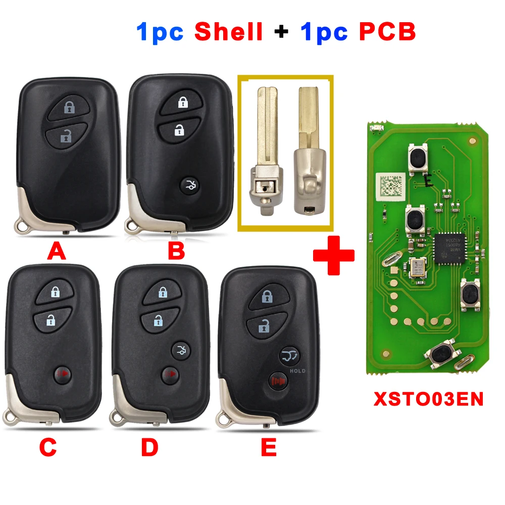 Xhorse-vdi xm38スマートキー、ユニバーサルからy.tリモートキー、8a