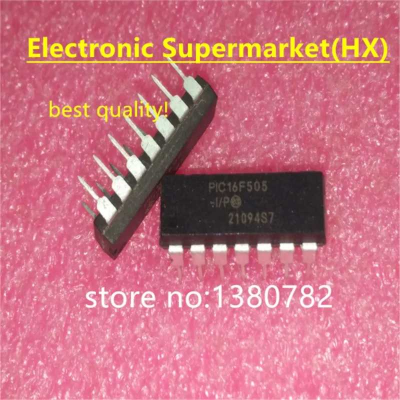 Free Shipping 5pcs-20pcs PIC16F505-I/P DIP-14 New IC In stock!