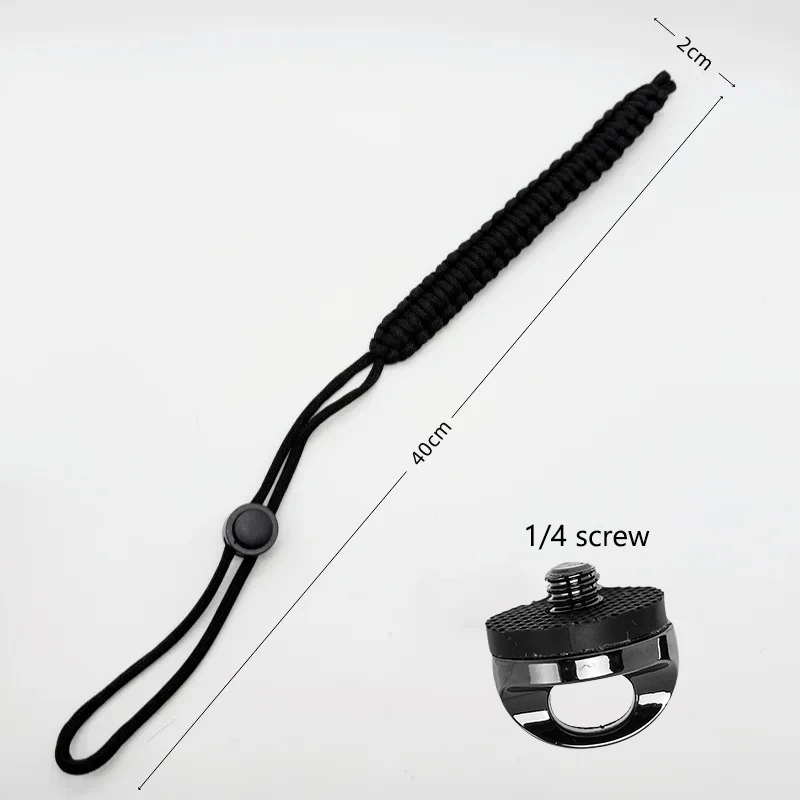 DSLR Camera Wristband Anti-Lost Rope for Insta360 X5/X4 DJI Action 5/4 GoPro Hero 13/12 Action Camera And 1/4 Screw Rope