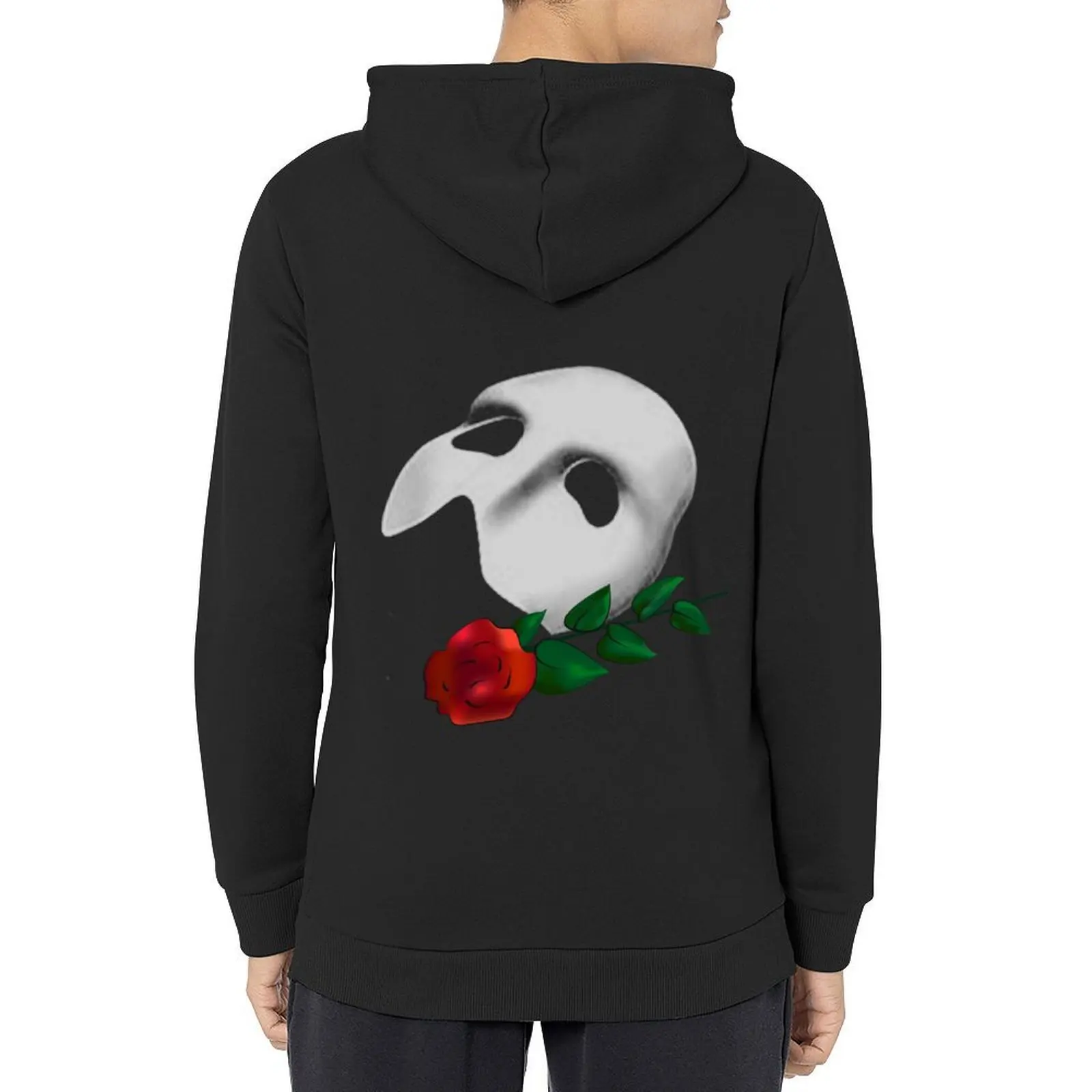 

Mask and rose Hoodie autumn jacket men men's sweat-shirt mens clothing men's winter sweater hoodies and sweatshirts new