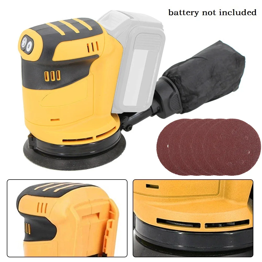 

For For Dewalts 125mm Cordless Electric Orbital Sander Wood Grinder Polisher 3 Speed Abrasive Power Tools Sander Parts