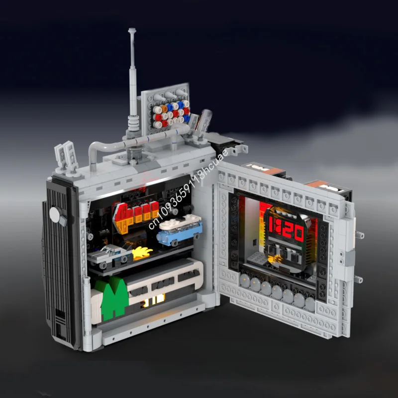 

2140pcs MOC Doc Brown's DeLorean Building Blocks Solve the problem up Christmas toy Gift creativity teenager Adult collector