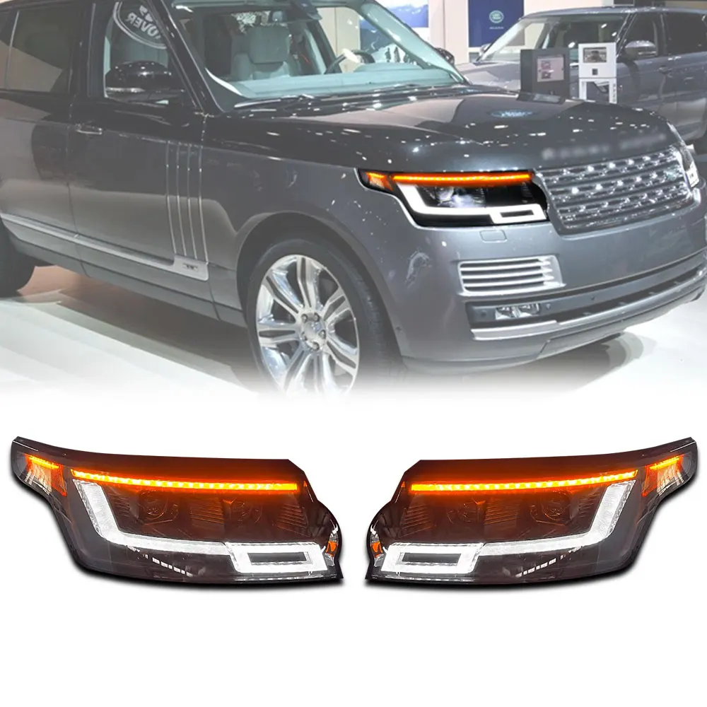 

Обновленная светодиодная фара для Range Rover Vogue L405, обновление 2013–2023, обновленная светодиодная фара