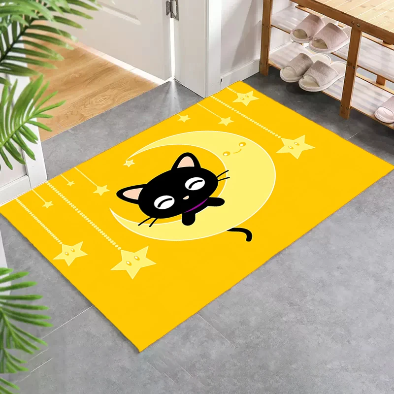 Floor Mats Chococat Entrance Carpet Non-slip Kitchen Mat Rugs Anime Rug Kitchen and Home Items Custom Children Room Mat Foot