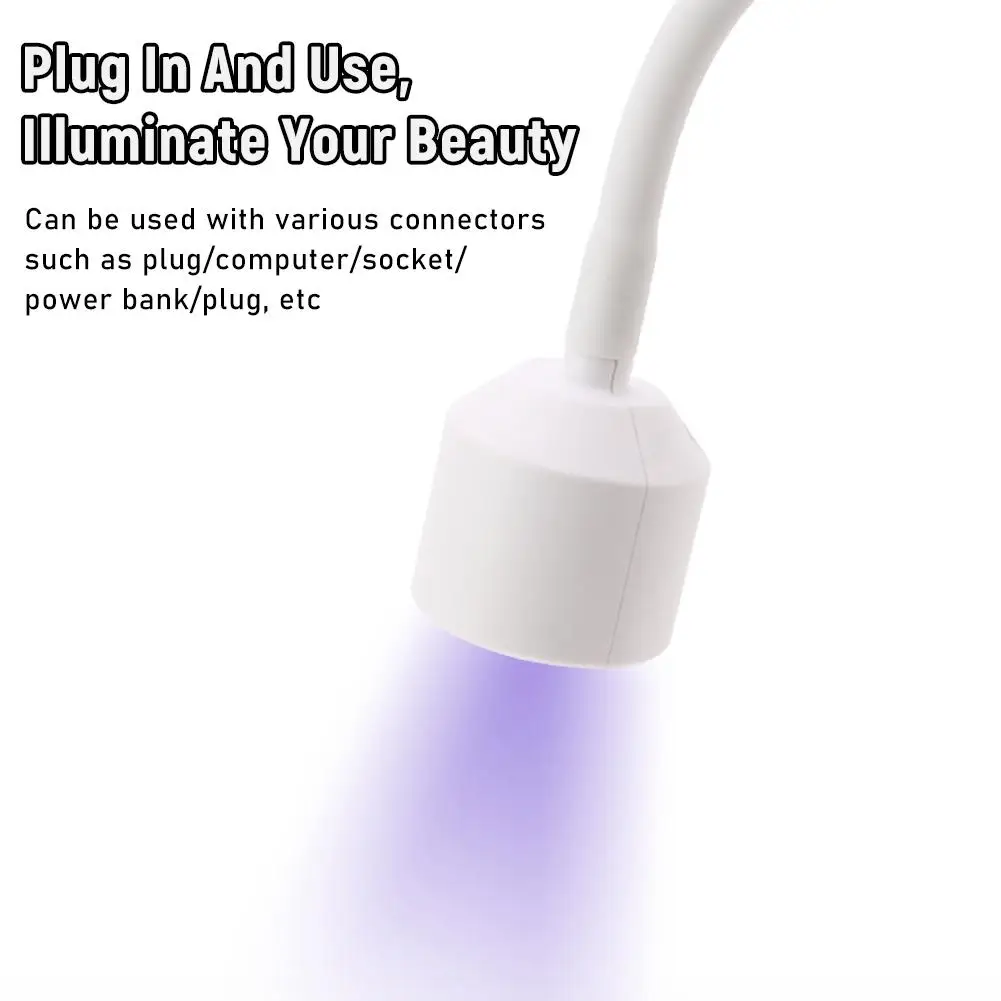 Mini Uv Light Led Bulbs Quick Drying Uv Gel Adhesive Flashlights Light Dryer Nail Lamp Curing Glue Tool Uv Nail H0v3