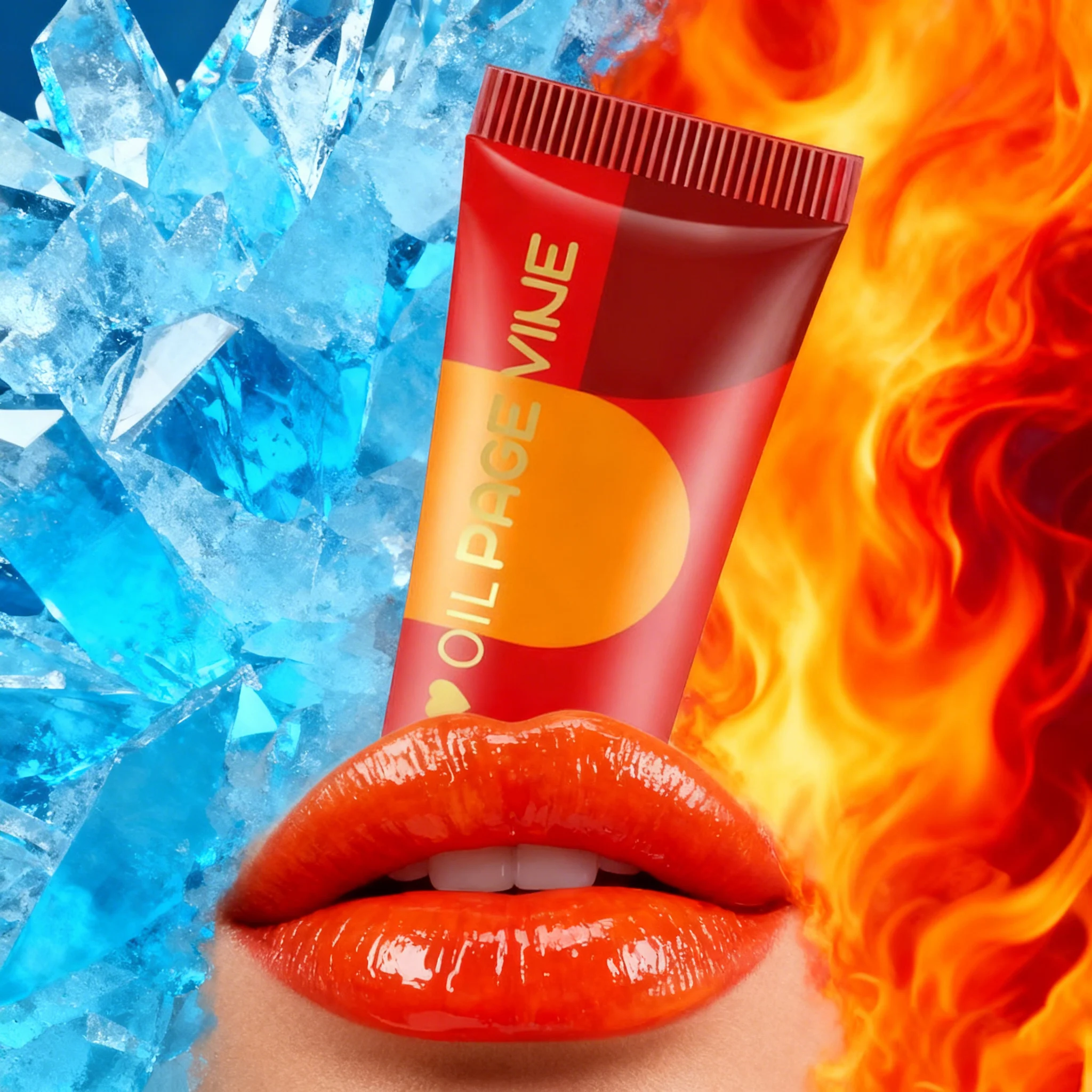 หน้า VINE Peptide Lip Gloss Butter Lip Balm Liquid Nourishing Lip Gloss Moisturizer Lip Plumping Hydrating Lip Gloss เครื่องสําอาง