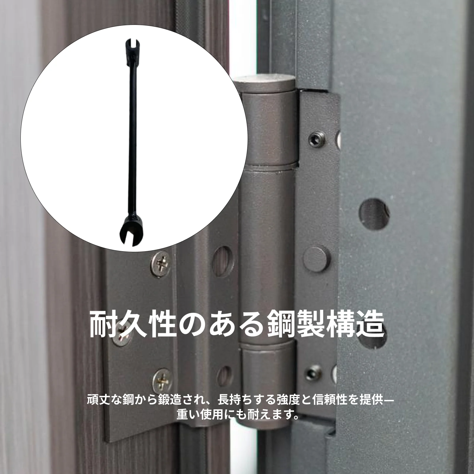 Adjustable Steel Door Hinge Bender Ergonomic Repair Wrench for Wide Range Flag Hinges