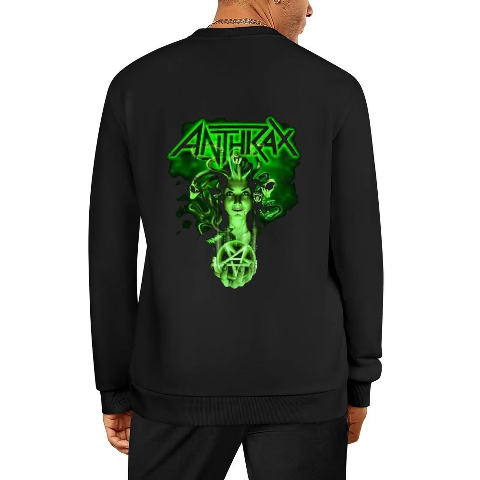 

Broken The Troopers Anthrax Pullover korean clothes men's coat korean style clothes men's sweat-shirt set sweatshirt for men