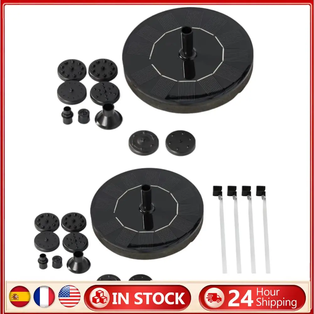 

1.2W Solar Fountain No Battery Solar Fountain Pump Solar Bird Bath Fountains for Bird Bath Ponds Garden Fish Tank and Outdoor