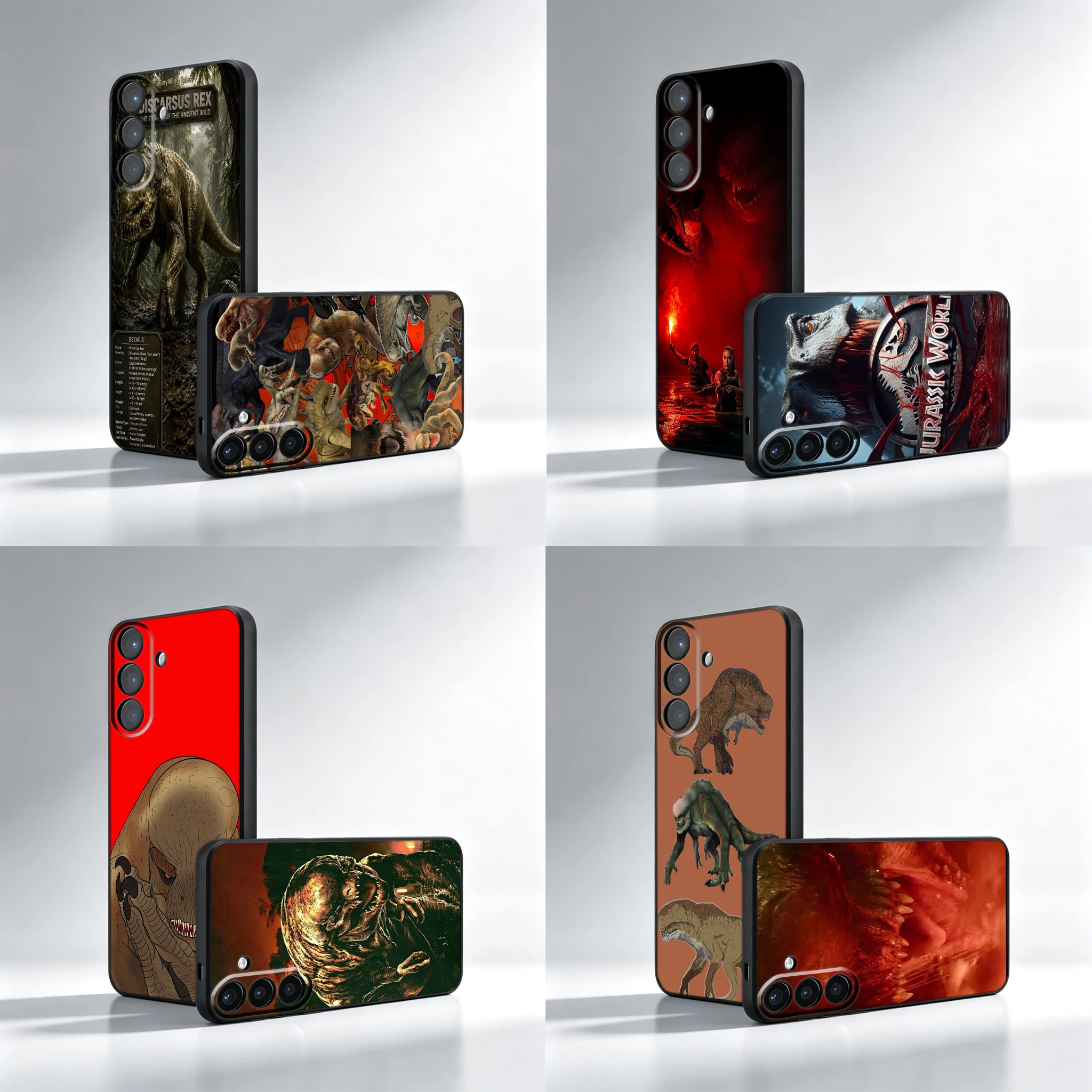 DISTORTUS REX Cool Jurassic Pattern Phone Case For Samsung A16 A26 A27 A37 A56 A57 A05S A06 A04S A55 A54 A35 A34 A25 A24 A15 A14