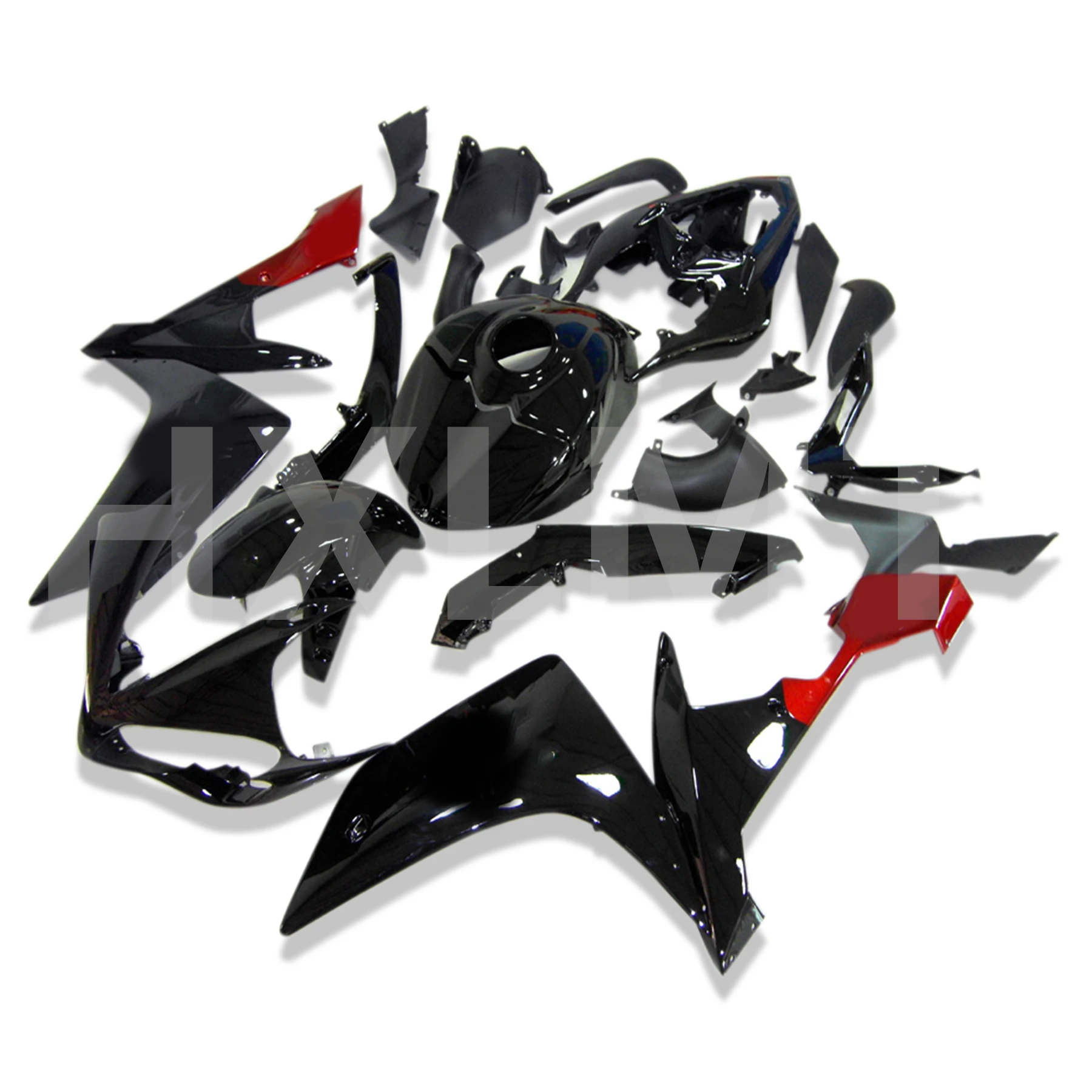 NEW ABS Motorcycle Injection Mold Full Fairing Kit Fit For YAMAHA YZF R1 2007 2008 YFZ-R1 07 08 Bodywork Fairings Kits Set