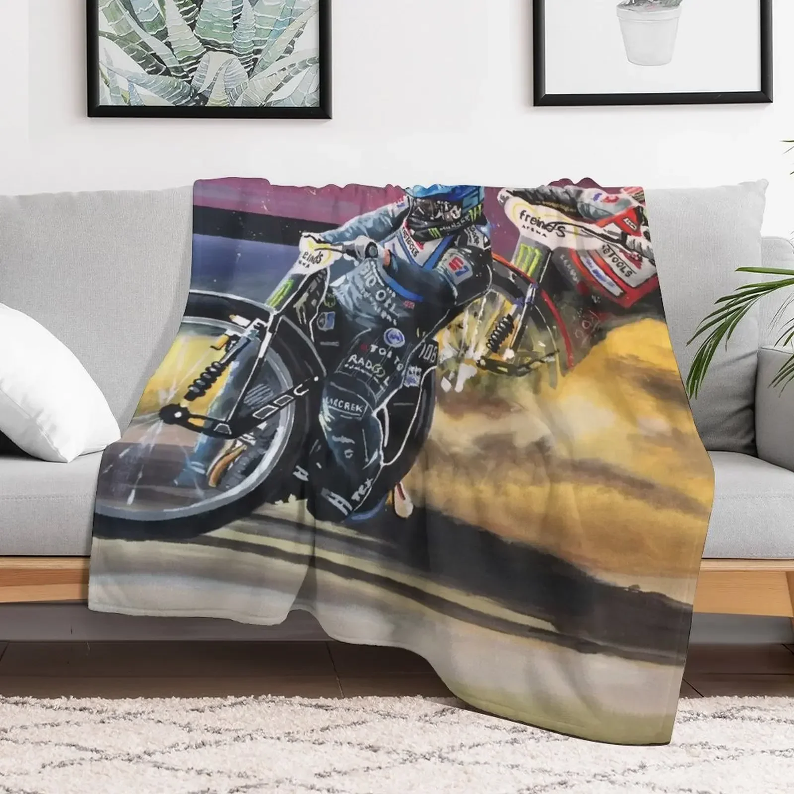 Speedway Tai Woffinden Throw Blanket anime Sofa Quilt for sofa Summer Blankets