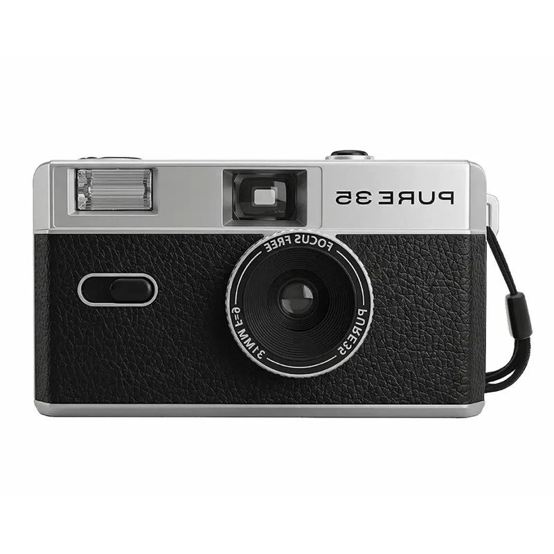 BAAE PURE35 Manual Replacement Reusable Retro Film Camera Non-Disposable With Flash Machine