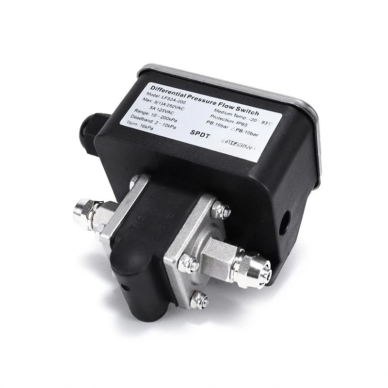 Small size chiller adjustable double-wire differential pressure switch 5~ 400Kpa differential pressure switch