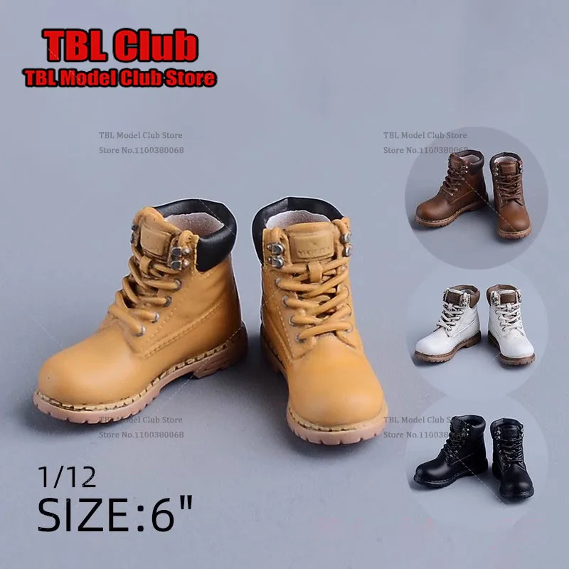 

5 Colors 1/12 Scale Fashion Outdoor High-top Sneakers Shoes Mountaineer Boots Model for 6Inch Male Solider Action Figure Model