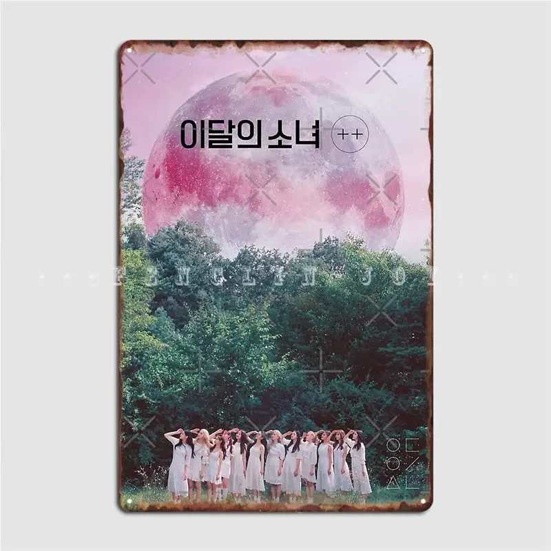 Finally Introducing: Loona 이달의 Metal Sign Club Party Cave Pub Create Plaques Tin Sign Posters