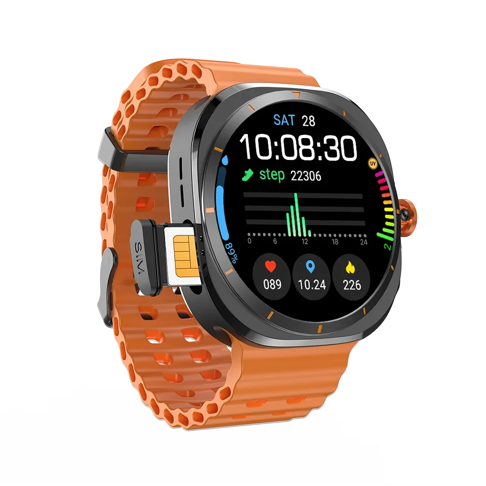 BW7 스마트워치는 1.46인치 다기능 스포츠 및 피트니스 트래커 건강 모니터링 AMOLED 화면을 탑재했습니다.