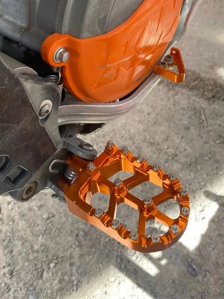 AliExpress PowerMotor Enduro Motorcycle Footpegs For KTM SX EXC EXCF SXF XCF 250 300 350 2016 2017-2022 Rests Footpegs Enduro Dirt Bike Accessories