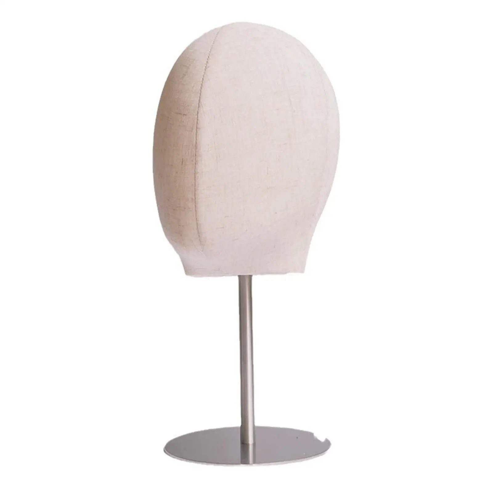 

Hat Wig Display Stand Mannequin Head Model Portable Fashion Tabletop Multipurpose with Stainless Steel Base for Shopping Mall