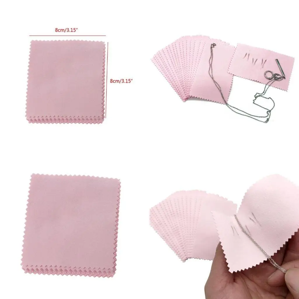

Jewelry Polishing Cleaning Cloth for Silver Jewelry Gold Precious Stone