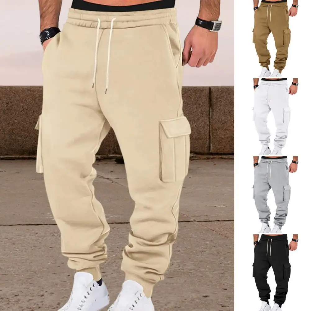 

Брюки-карго из полиэфирного волокна Легкие дышащие брюки-карго Универсальные мужские брюки-карго с регулируемой талией Брюки