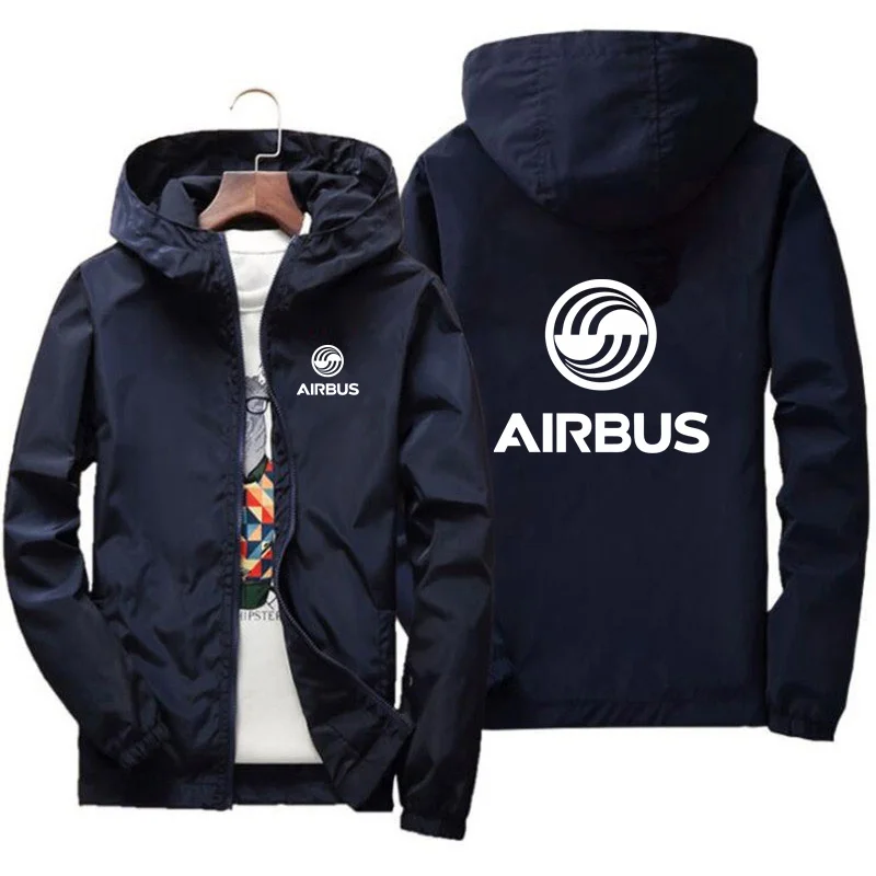 2024 New Spring Autumn Men AIRBUS AVIATION Flight Jacket Men Casual Windbreaker Jacket Coat Men High Quality Outwear Jacket Mens