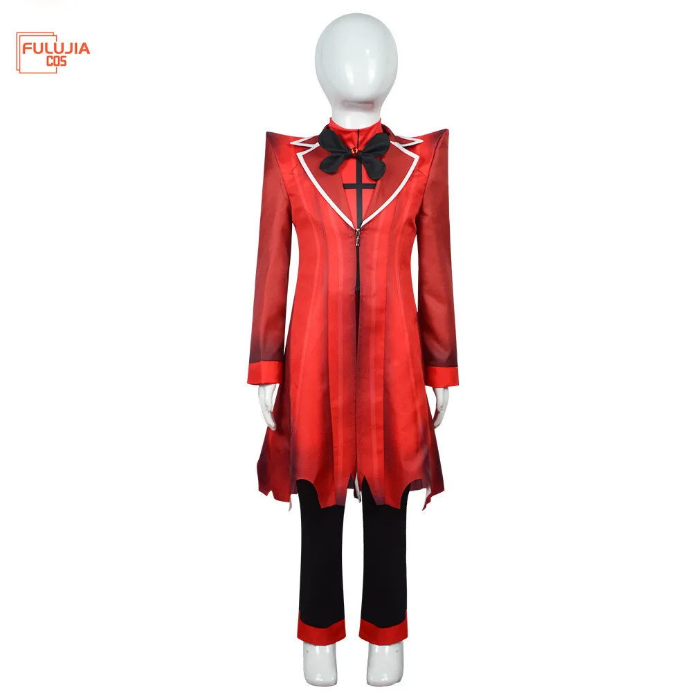 

Fulujiacos Kids ALASTOR Cosplay Costume Boys Girls Halloween Adult Outfit