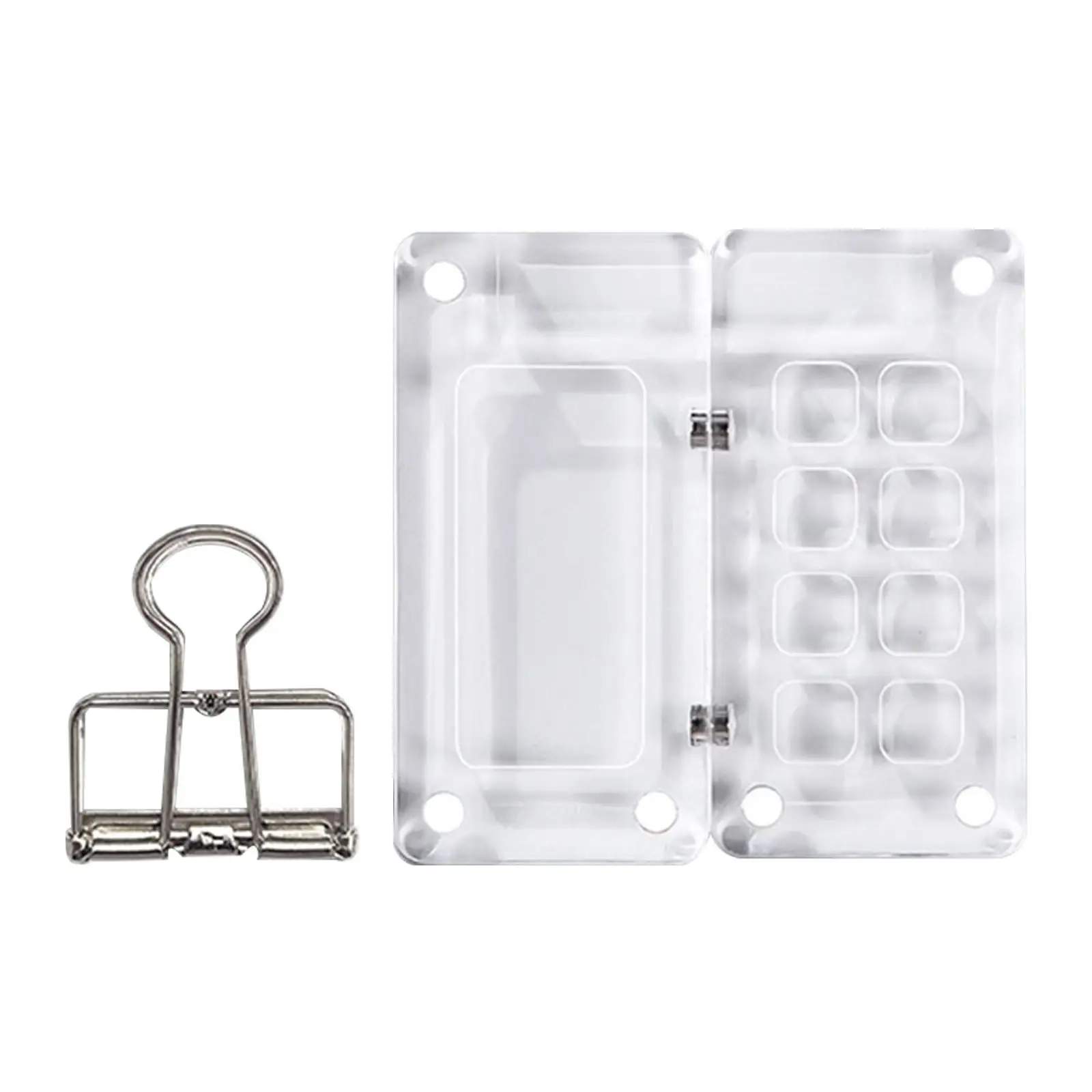 لوحة ألوان مائية شفافة، صينية خلط تخزين الصباغ المحمولة للرسم والرسم