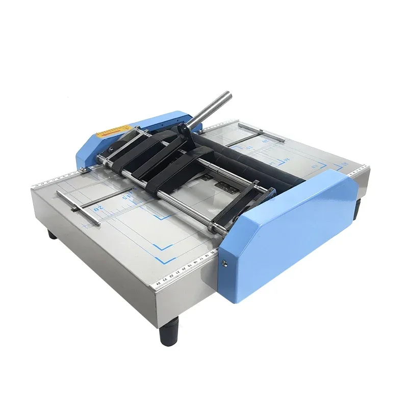 

220V/110V 14sheets electric book stapler folding machine booklet maker machine with good quality