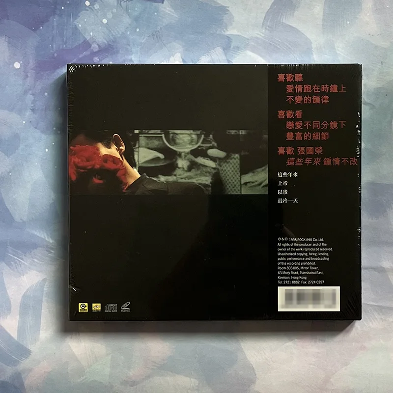 China Genuine Reprint Version Disc Issued In 2012 Leslie Cheung Male Artist Singer Classic Pop Music 4 Songs 1 CD 1 MV DVD Set