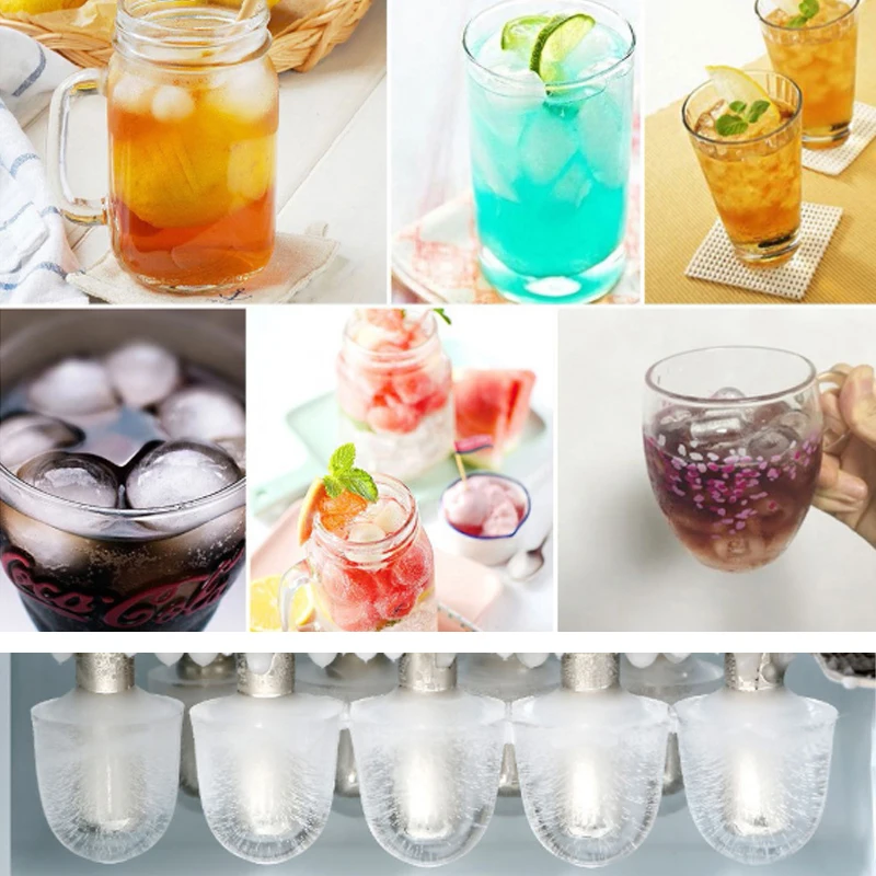 Ice Maker 15Kg/24H Bullet Type Home Shop Cafe 9 Pcs 2L Cilindrische Machine