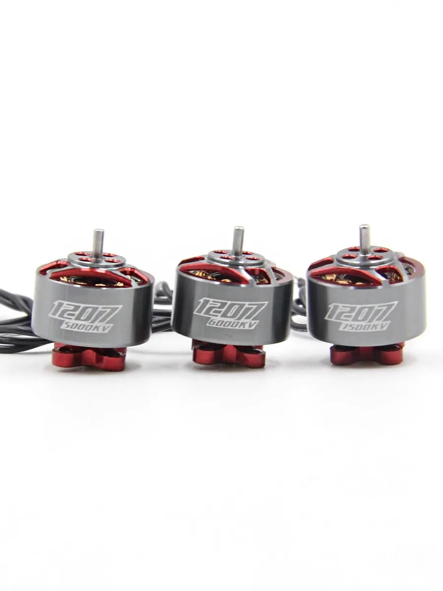 Rcinpower 1/4pcs Gts V2 1207 5000kv 3-4s 7500kv 2-3s bezszczotkowy silnik do dronów Rc Fpv akcesoria części zamienne do dronów wyścigowych