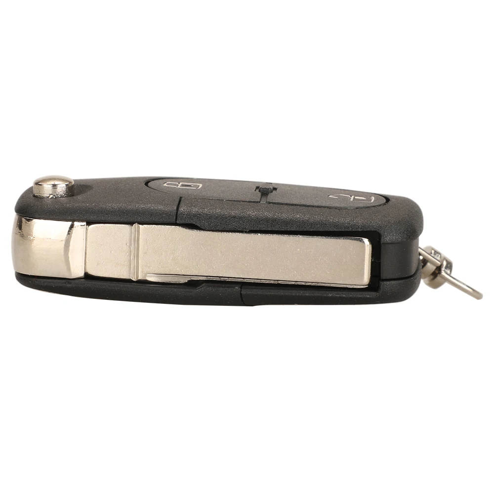 Jingyuqin 2/3/4Buttons Car Switchblade Key Flip Key Shell For VW Passat Beelte Golf VOLKSWAGEN Seat Skoda Key Case Fob